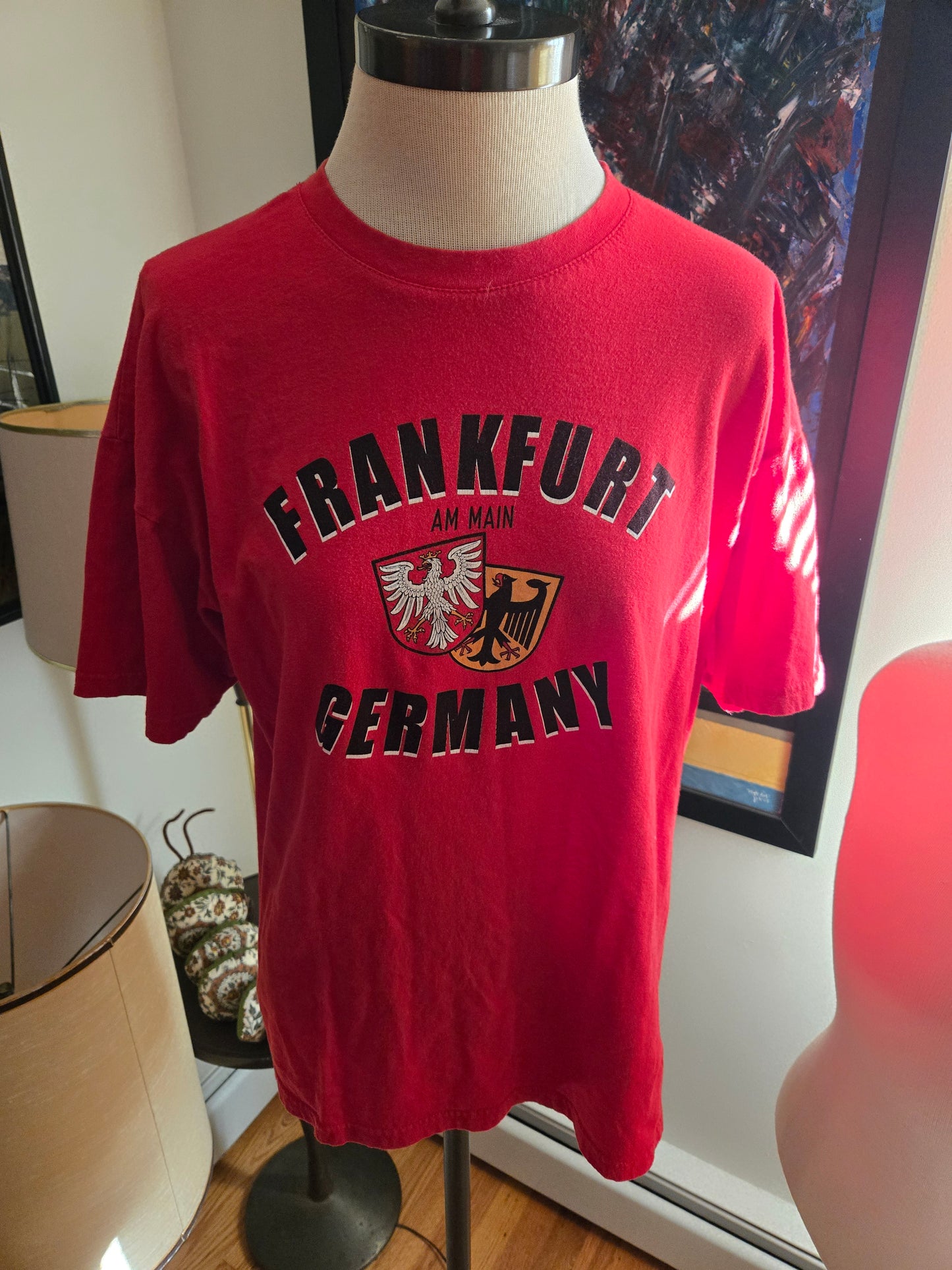 Vintage Frankfurt Germany T Shirt from the 80s/90s by Kleiber Textiles