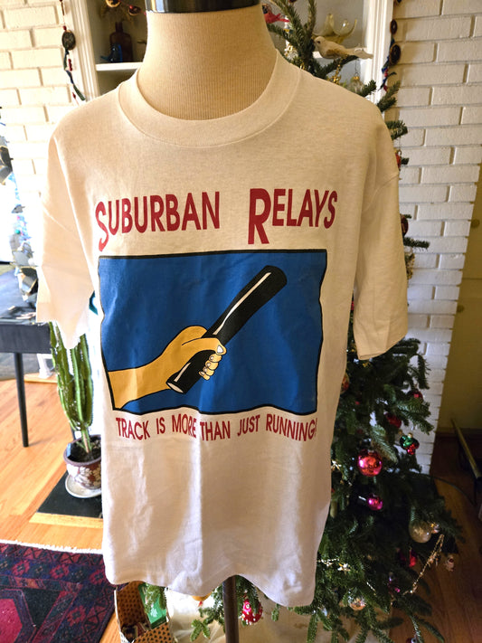 Vintage Suburban Relays T Shirt from the 90s by Screen Stars Best