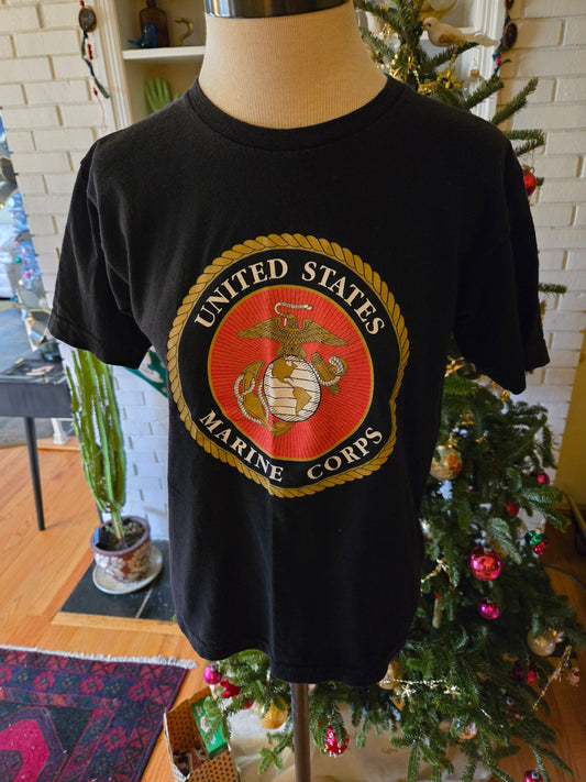 Vintage US Marines T Shirt from the 90s/2000s by Bayside