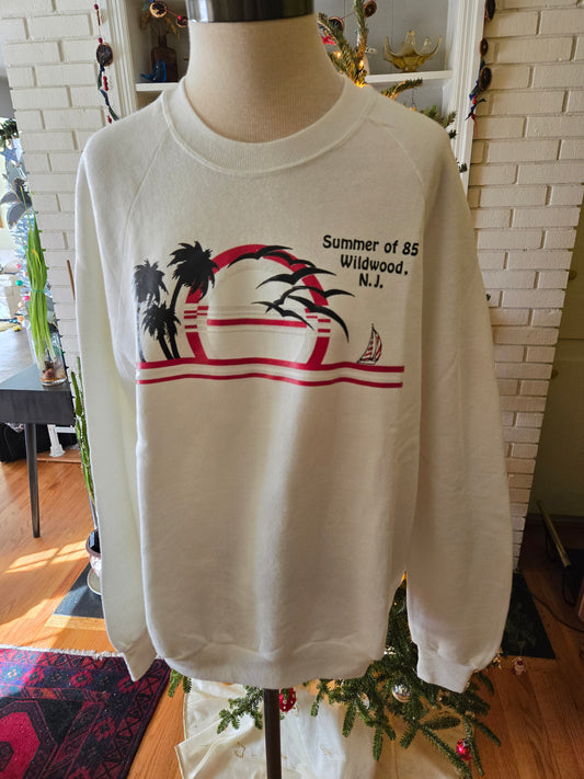 Vintage Wildwood NJ Sweatshirt by Jerzees