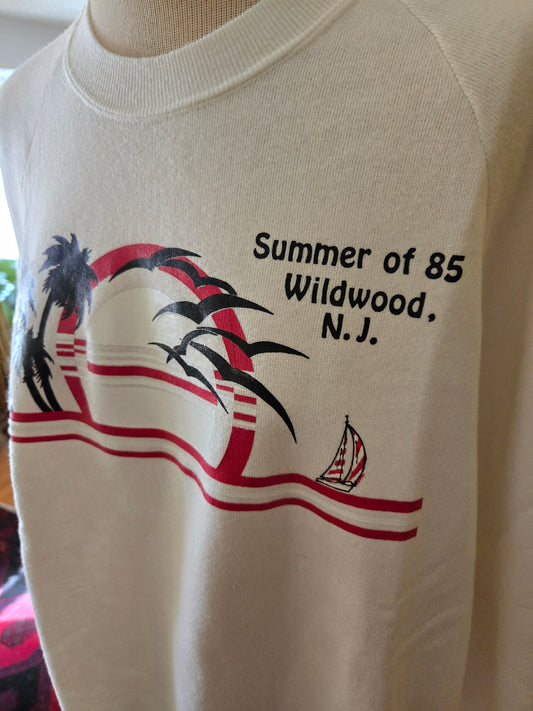Vintage Wildwood NJ Sweatshirt by Jerzees