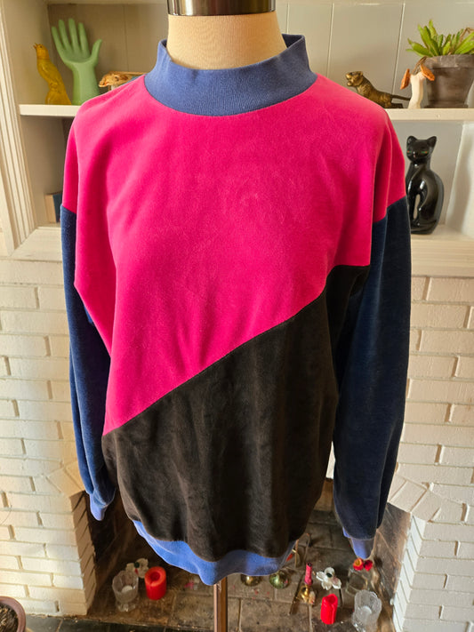Vintage Velour Sweatshirt by Aileen