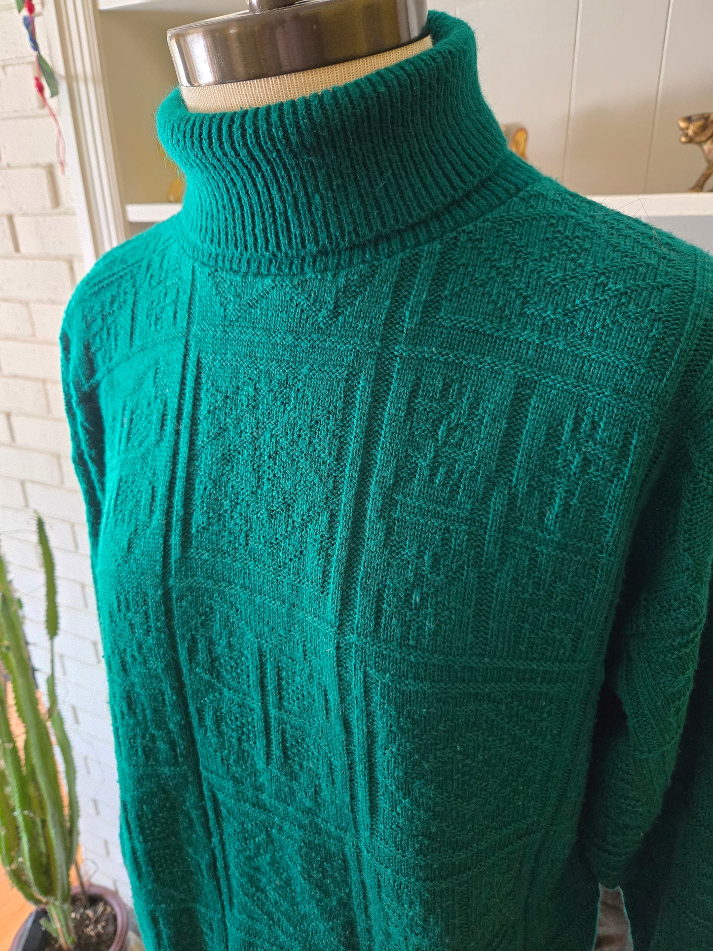 Vintage Long Sleeve Turtle Neck Sweater by Mathias