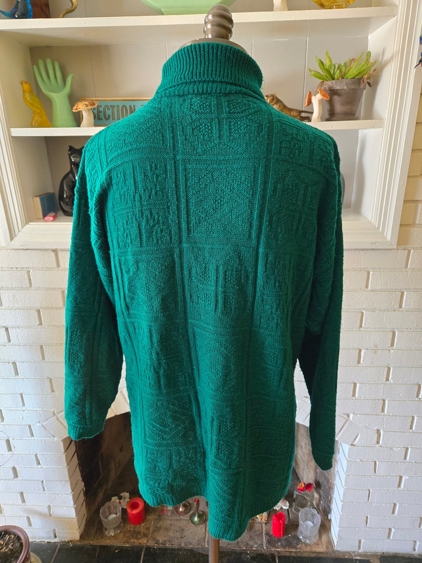 Vintage Long Sleeve Turtle Neck Sweater by Mathias