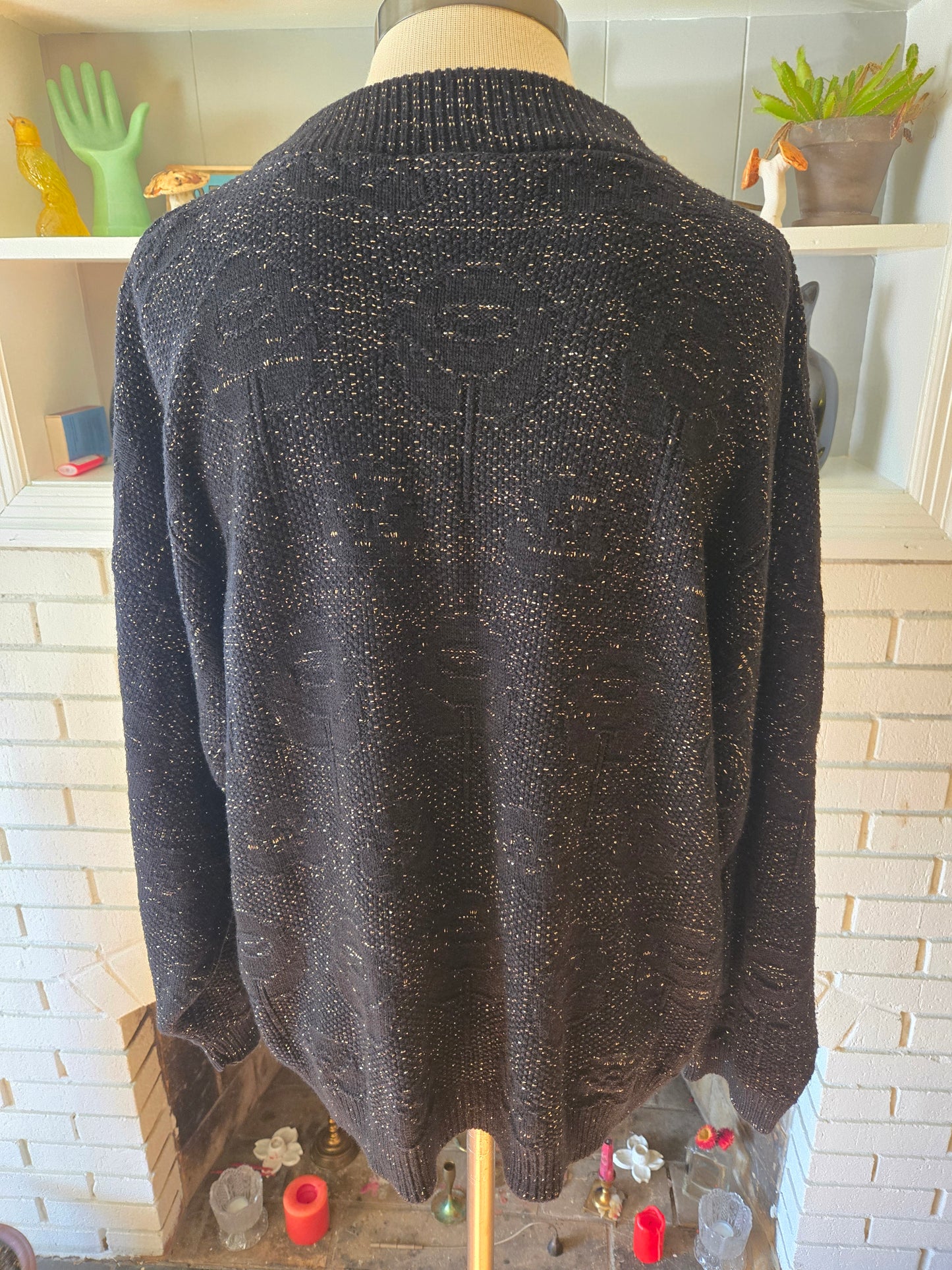 Vintage Long Sleeve Sparkle Sweater by Arielle