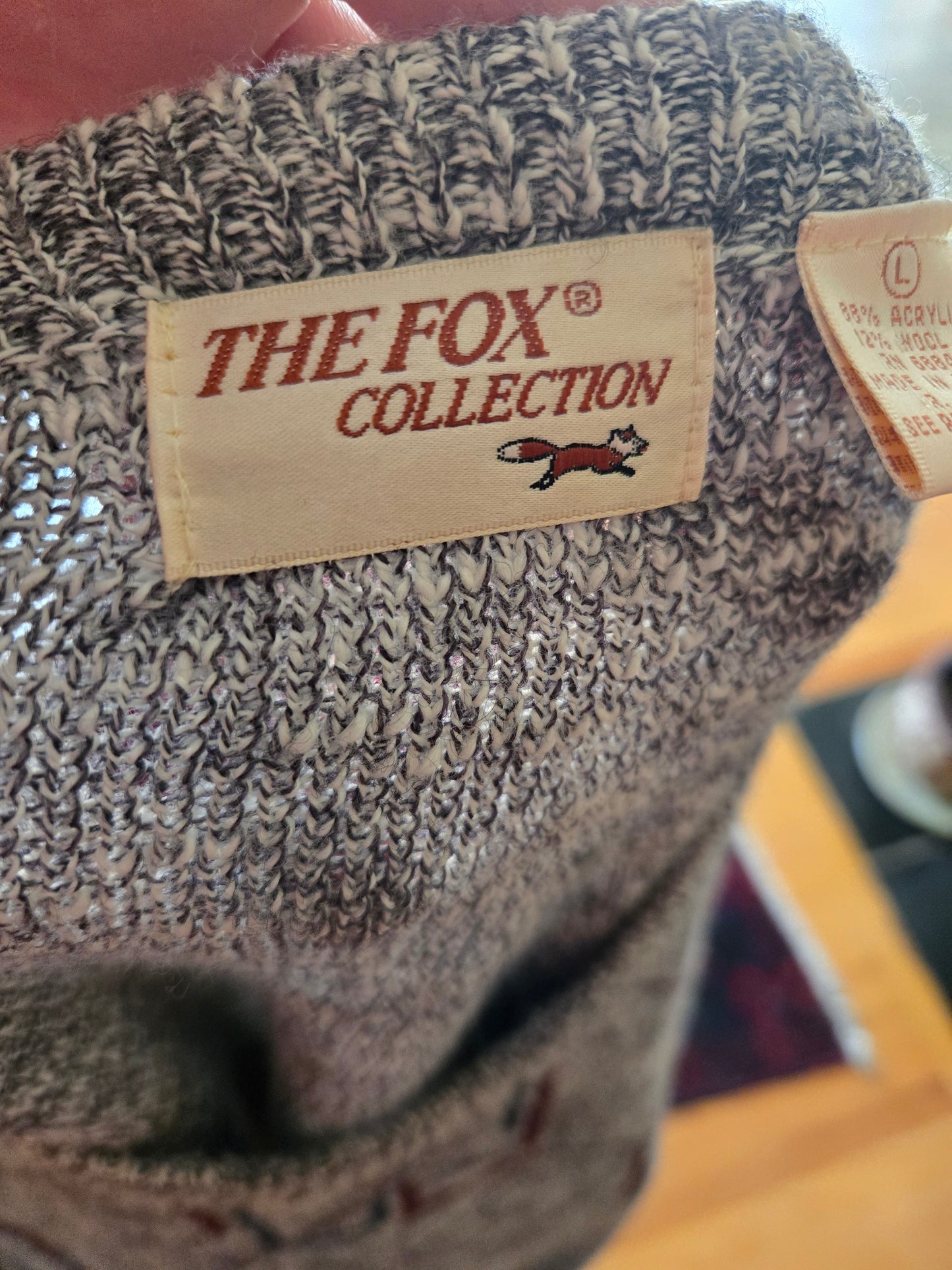 Vintage Long Sleeve Sweater by The Fox Collection