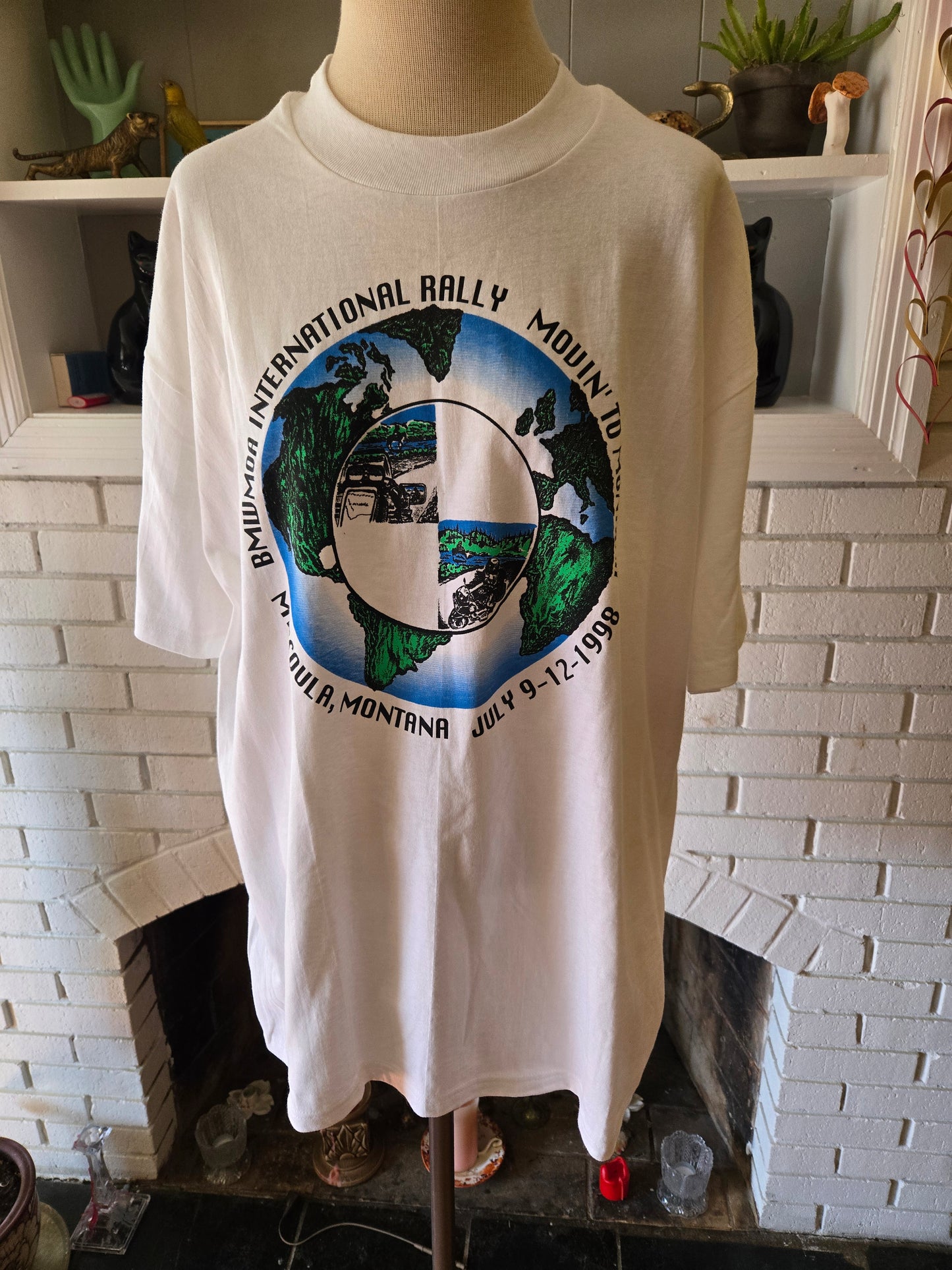 Vintage Missoula Montana BMW Rally T Shirt by Hanes