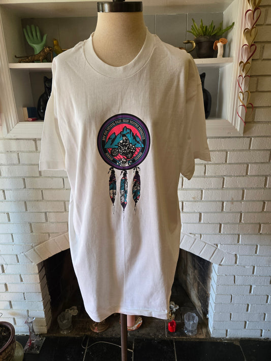 Vintage Durango Colorado BMW Rally T Shirt by Fruit of the Loom