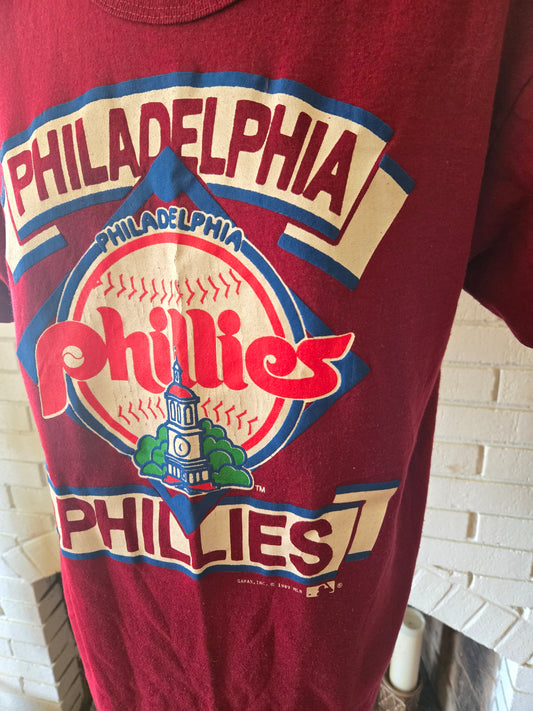 Vintage Philadelphia Phillies T Shirt by Garan