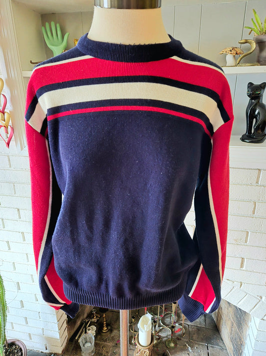 Vintage Long Sleeve Acrylic Sweater by Steep Slopes