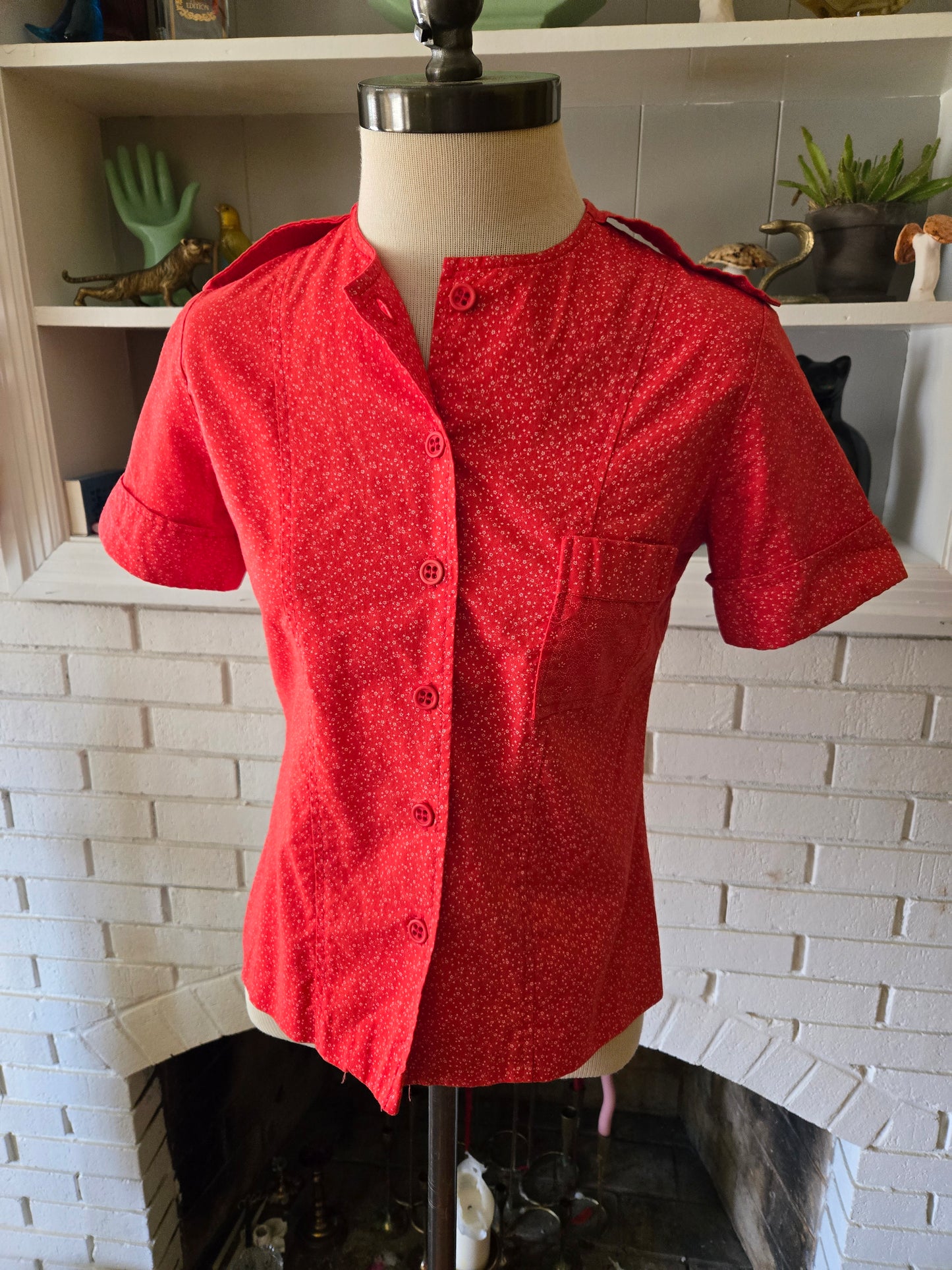 Vintage Short Sleeve Blouse by The Brass Plum at Nordstrom