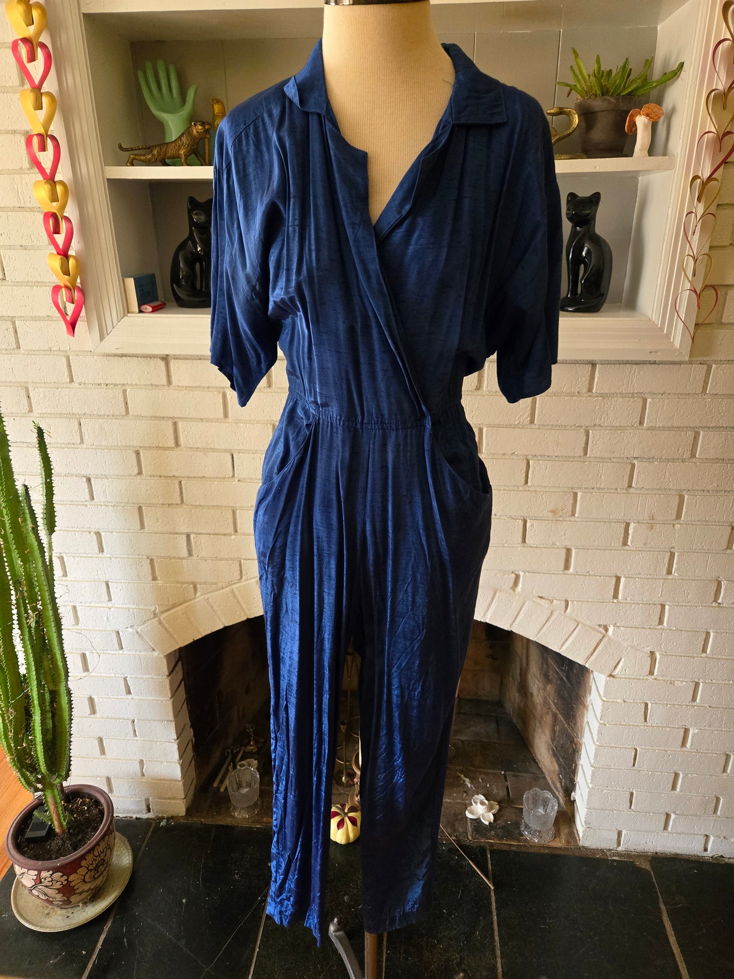 Vintage Short Sleeve Jumpsuit by Wild Dress