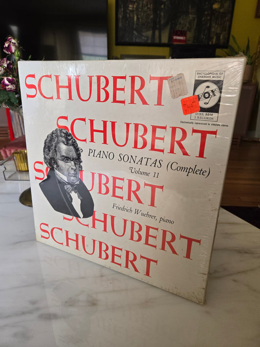 Schubert Piano Sonatas Volume II Three Record Set UNOPENED!