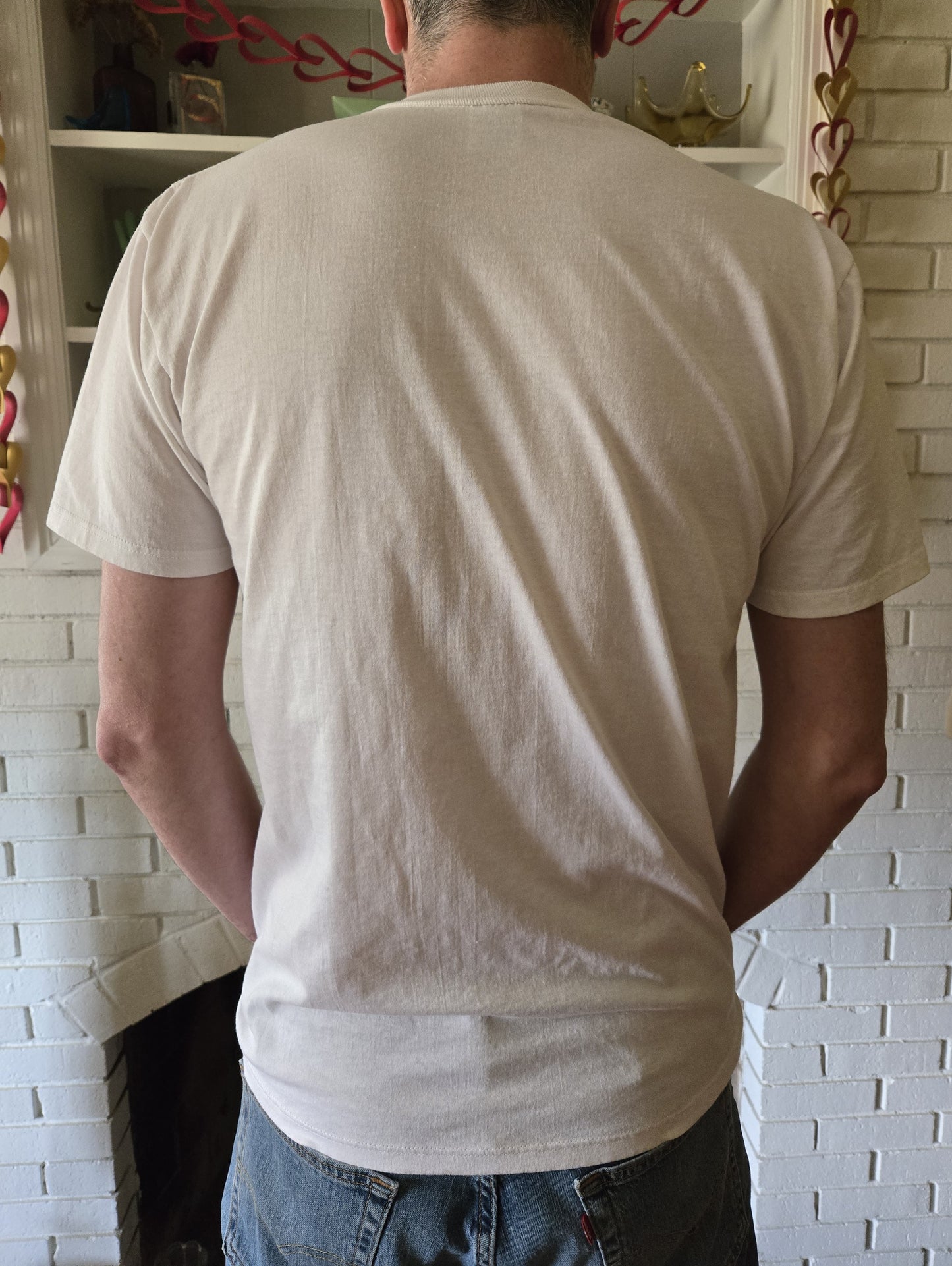 Vintage Hand Printed Donald Fagen Tshirt by Jerzees