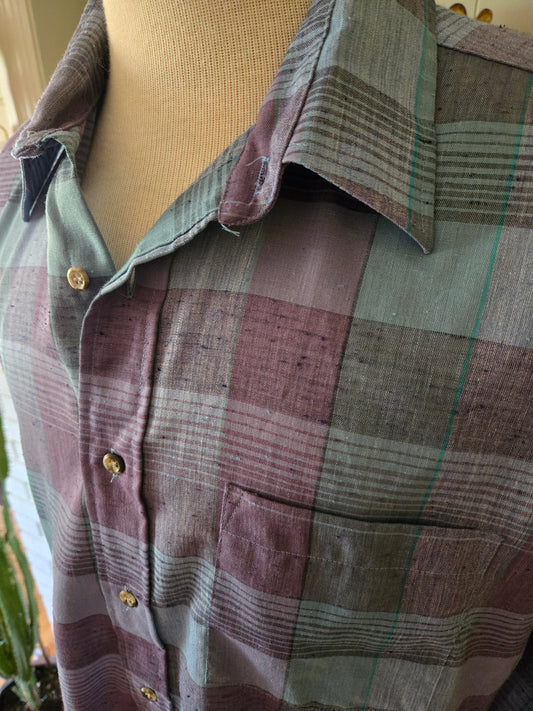 Vintage Long Sleeve Button Down Shirt by Charlie Brown