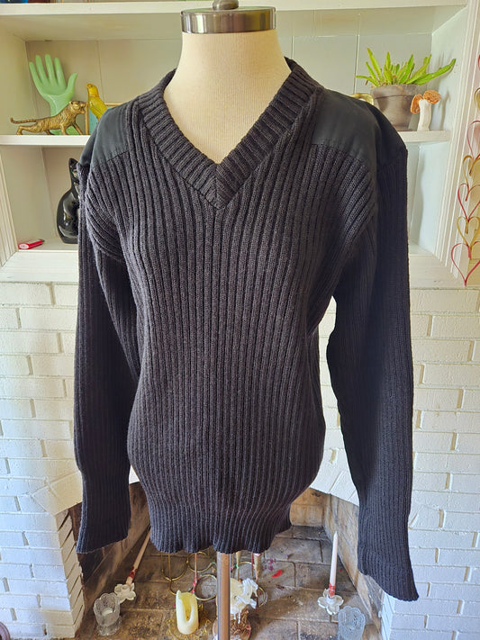 Vintage Long Sleeve British Commando Woolly Pully Sweater by Brigade Quartermasters