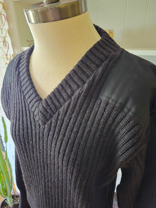 Vintage Long Sleeve British Commando Woolly Pully Sweater by Brigade Quartermasters