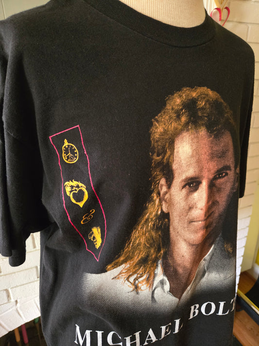 Vintage Michael Bolton Tour T Shirt by Hanes