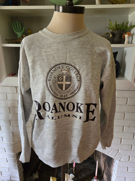 Vintage Long Sleeve Roanoke College Alumni Sweatshirt by Jansport