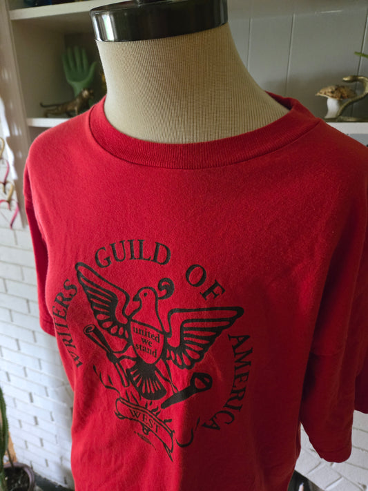 Vintage Writer's Guild of America T Shirt by Union Made