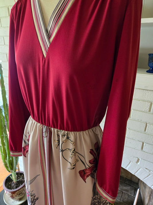 Vintage Long Sleeve Dress by Lady Carol Petites