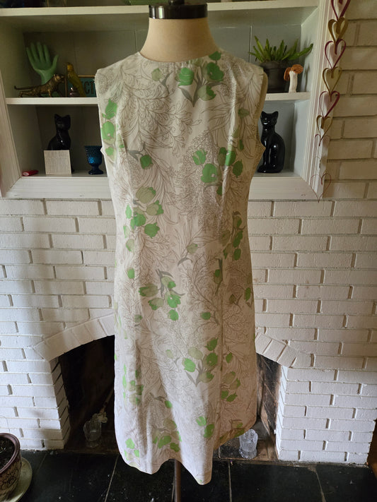 Vintage Sleeveless Print Dress by Liberty Circle