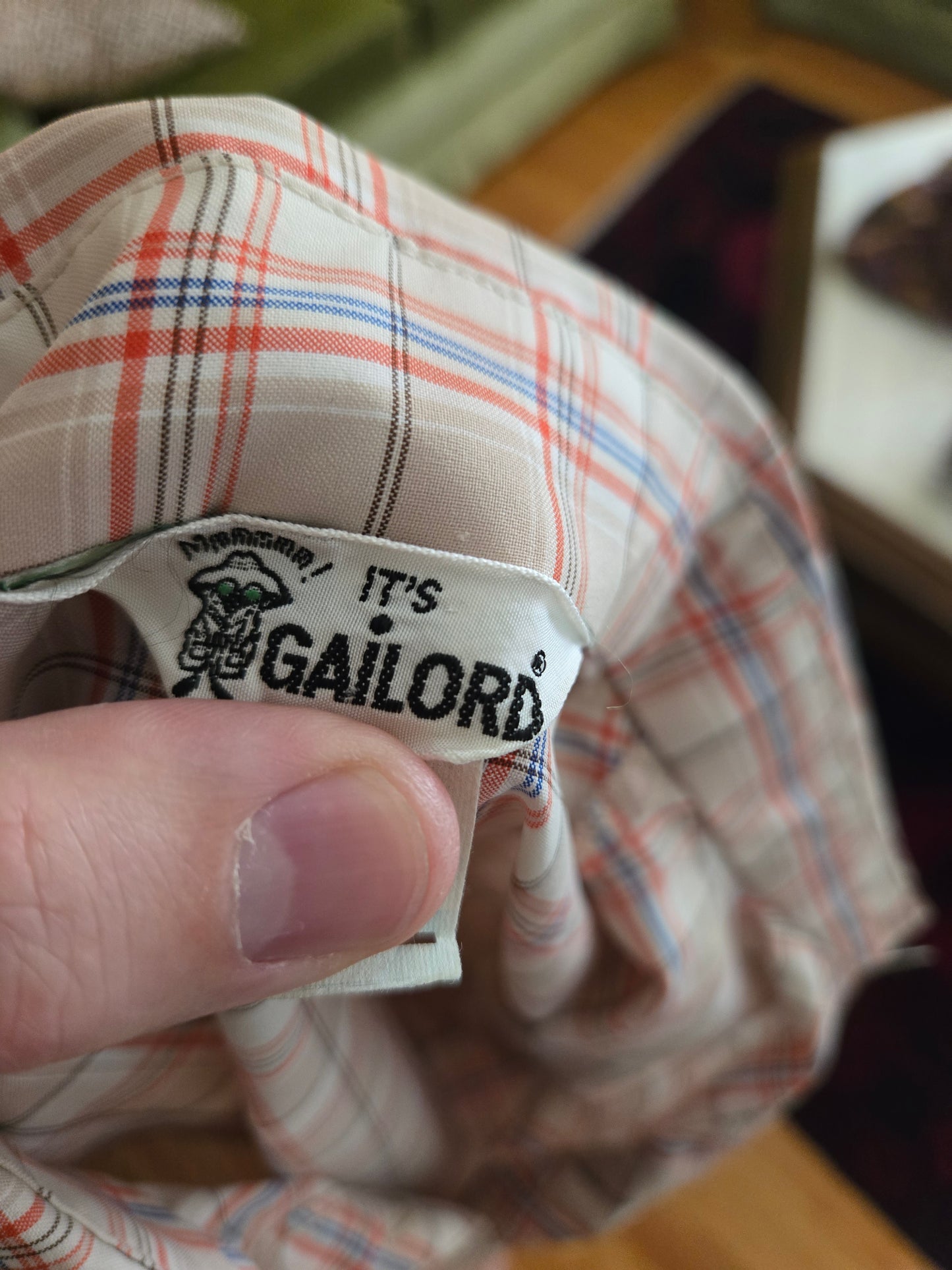 Vintage Long Sleeve Button Front Blouse by Gailord