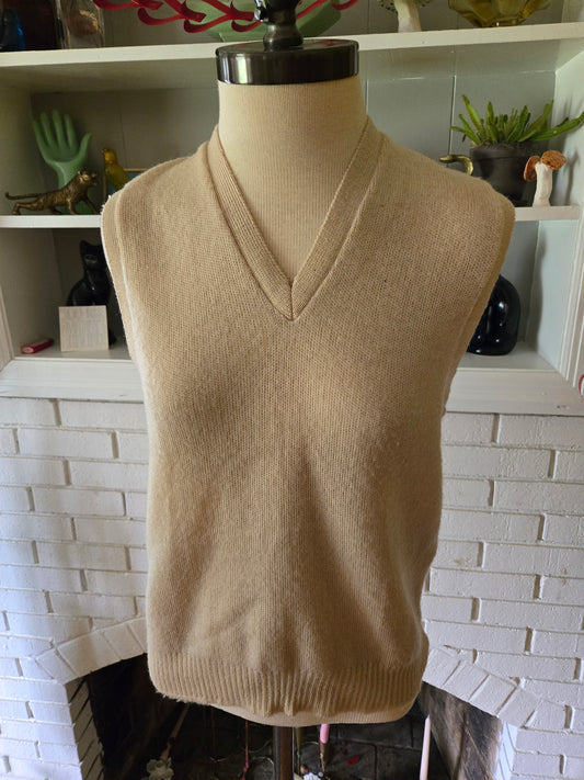 Vintage Sleeveless Wool Sweater by Barclay