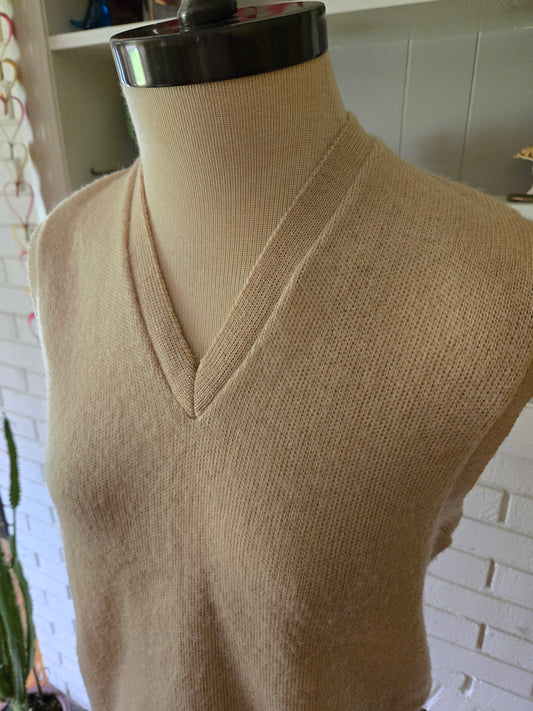 Vintage Sleeveless Wool Sweater by Barclay