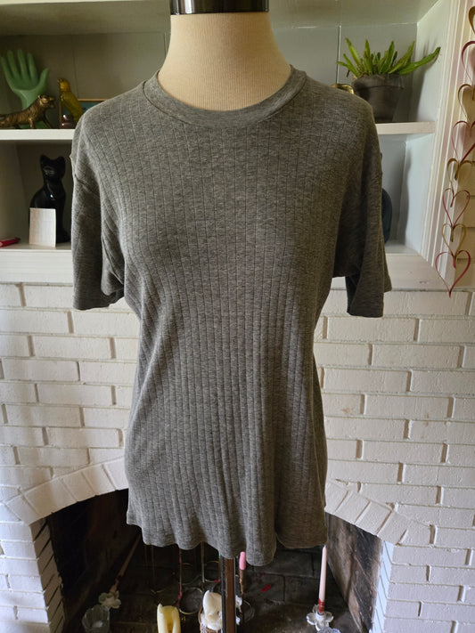 Vintage Ribbed T Shirt by Jockey