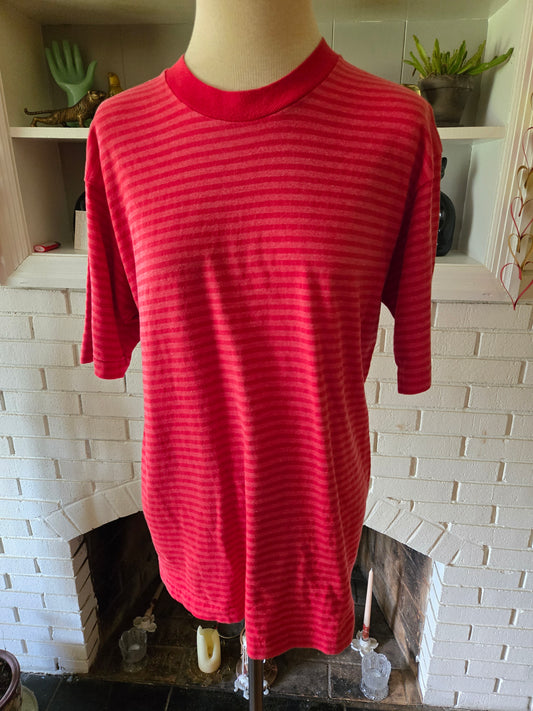 Vintage Striped T Shirt by Fruit of the Loom