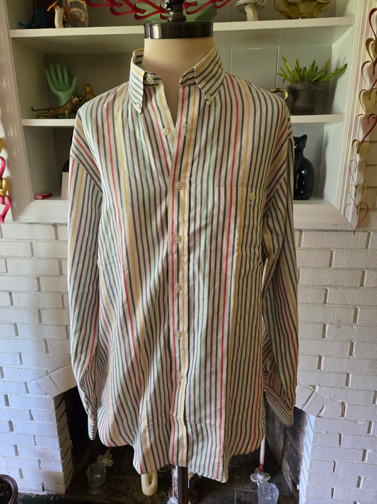 Vintage Long Sleeve Button Down Shirt by Saks Fifth Avenue
