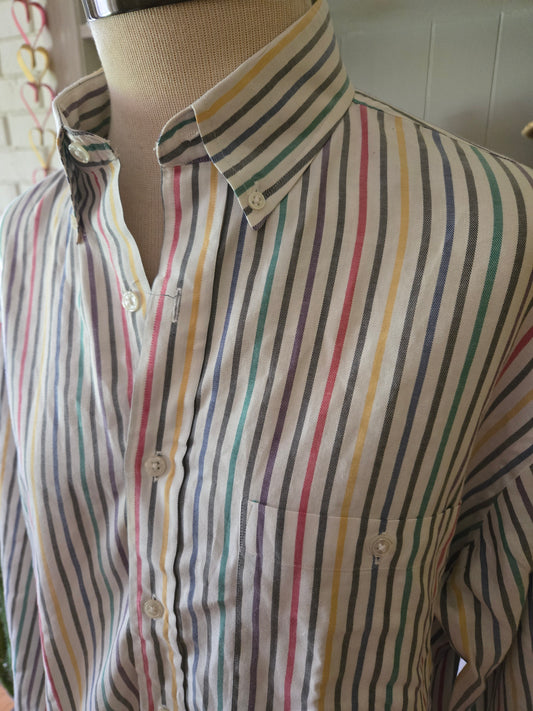Vintage Long Sleeve Button Down Shirt by Saks Fifth Avenue