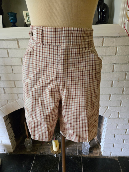 Vintage White Shorts by Carl Michaels