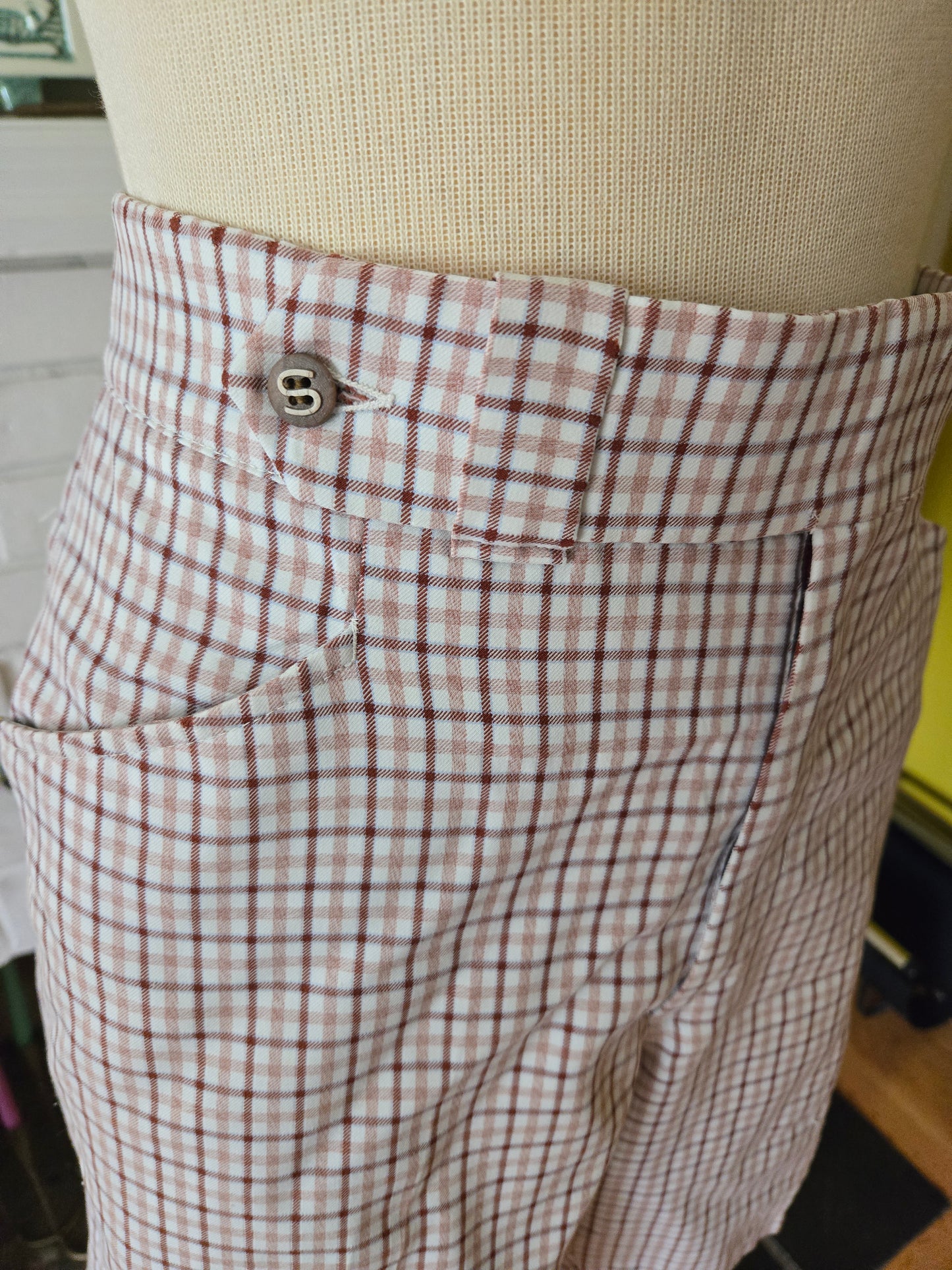Vintage Plaid Shorts by Sansabelt