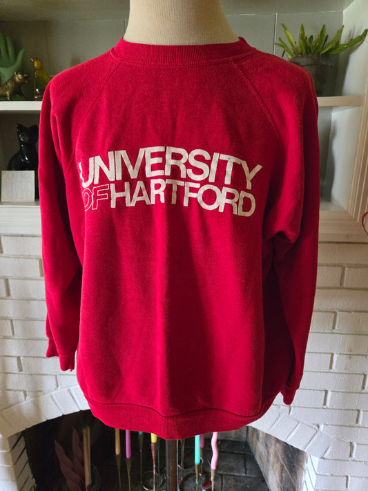 Vintage Long Sleeve University of Hartford Sweatshirt by Artex