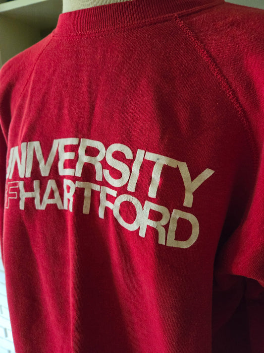 Vintage Long Sleeve University of Hartford Sweatshirt by Artex