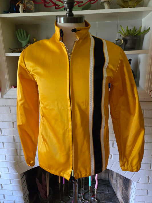 Vintage Gold Racing Jacket by International Raceway Enterprises