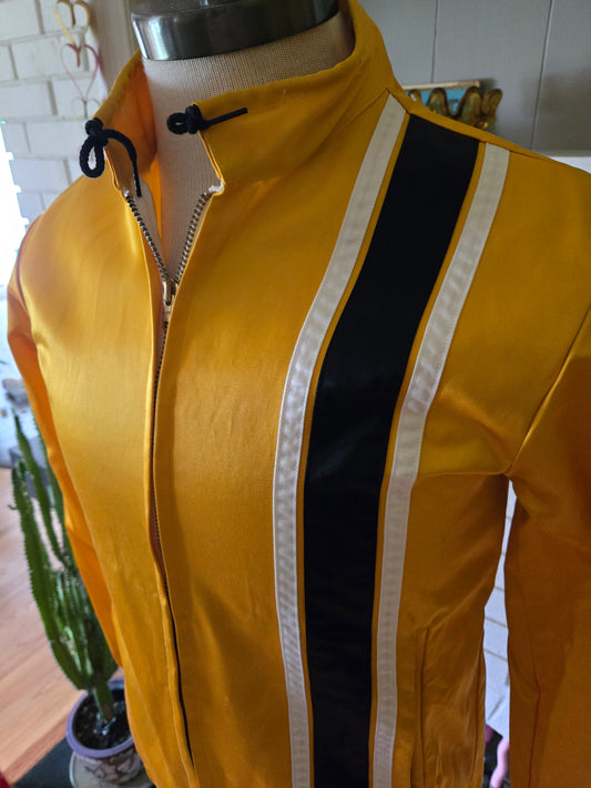 Vintage Gold Racing Jacket by International Raceway Enterprises