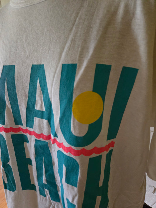 Vintage Maui Beach Bum T Shirt by Signal