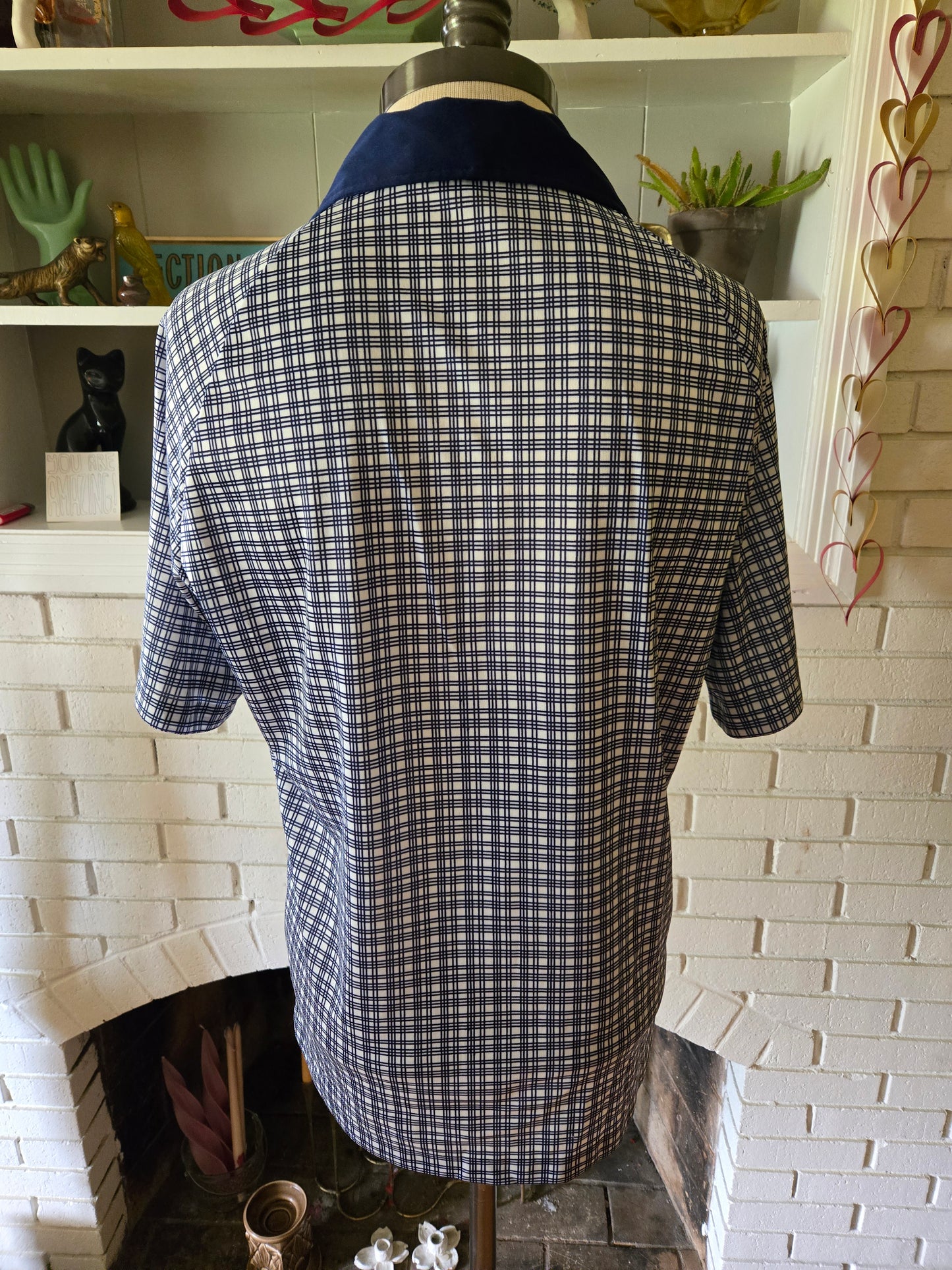 Vintage Short Sleeve Striped Shirt by JC Penney Towncraft