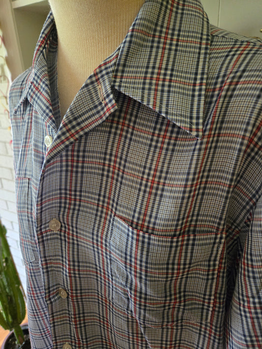 Vintage Short Sleeve Button Down Shirt by JC Penney