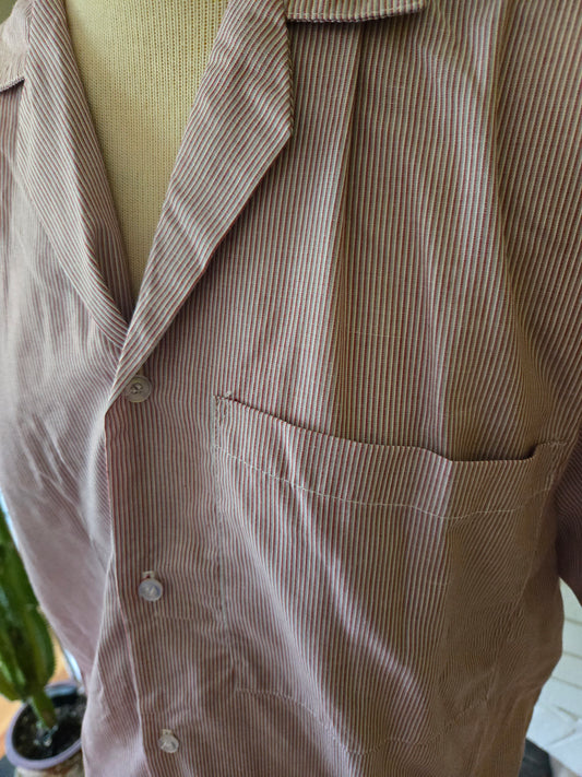 Vintage Short Sleeve Button Down Shirt by Medicci