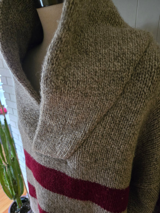 Vintage Long Sleeve Striped Wool Sweater by Gap
