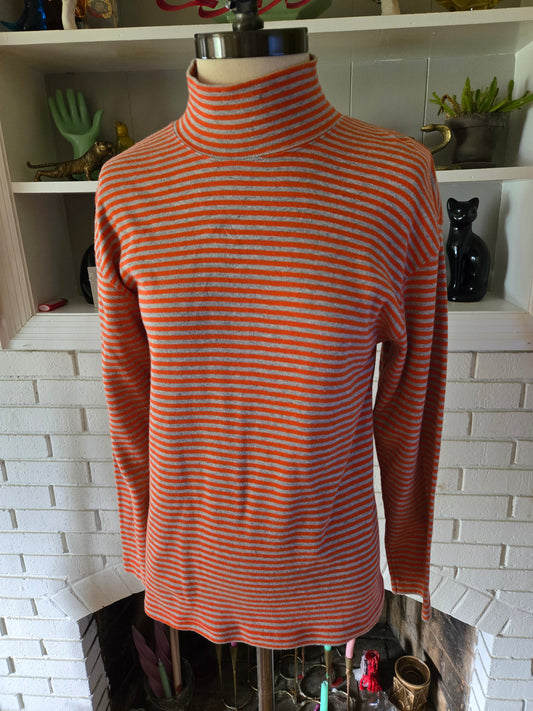 Vintage Long Sleeve Striped Blouse by French Navy