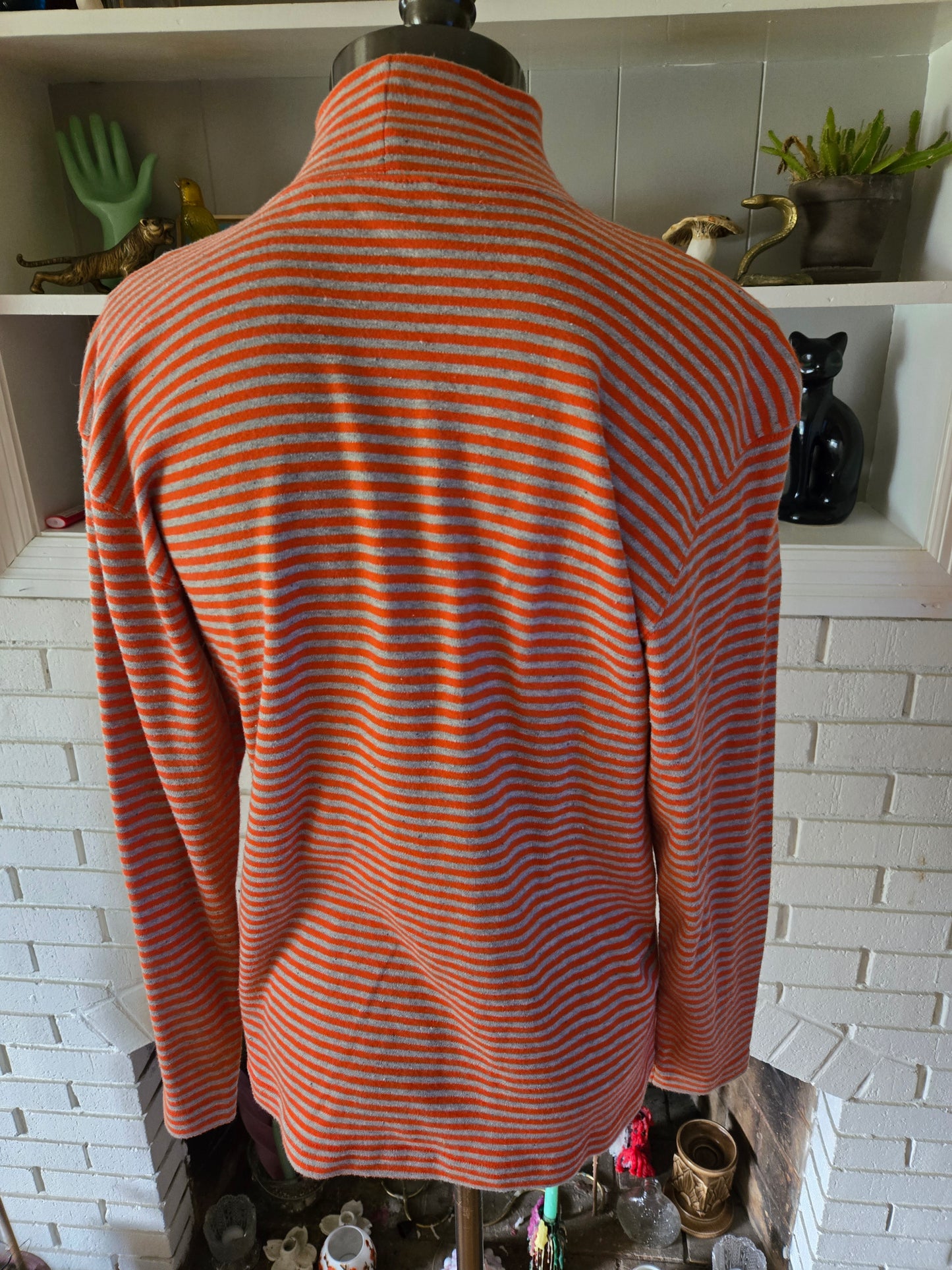 Vintage Long Sleeve Striped Blouse by French Navy