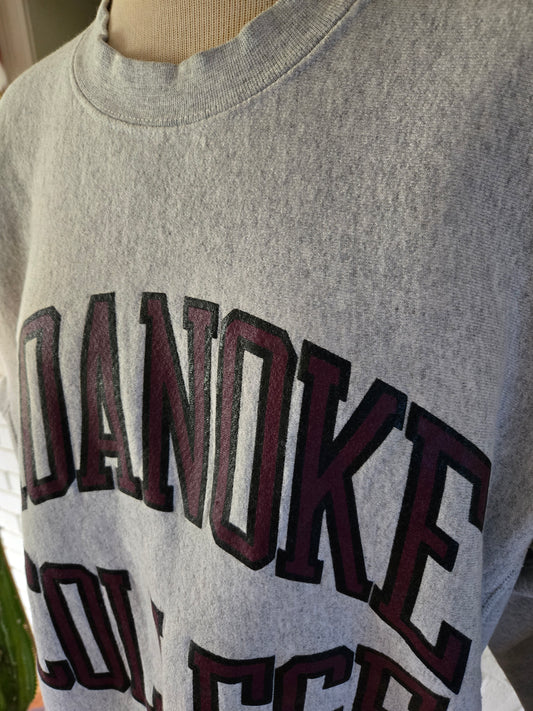 Vintage Long Sleeve Roanoke College Sweatshirt Jansport