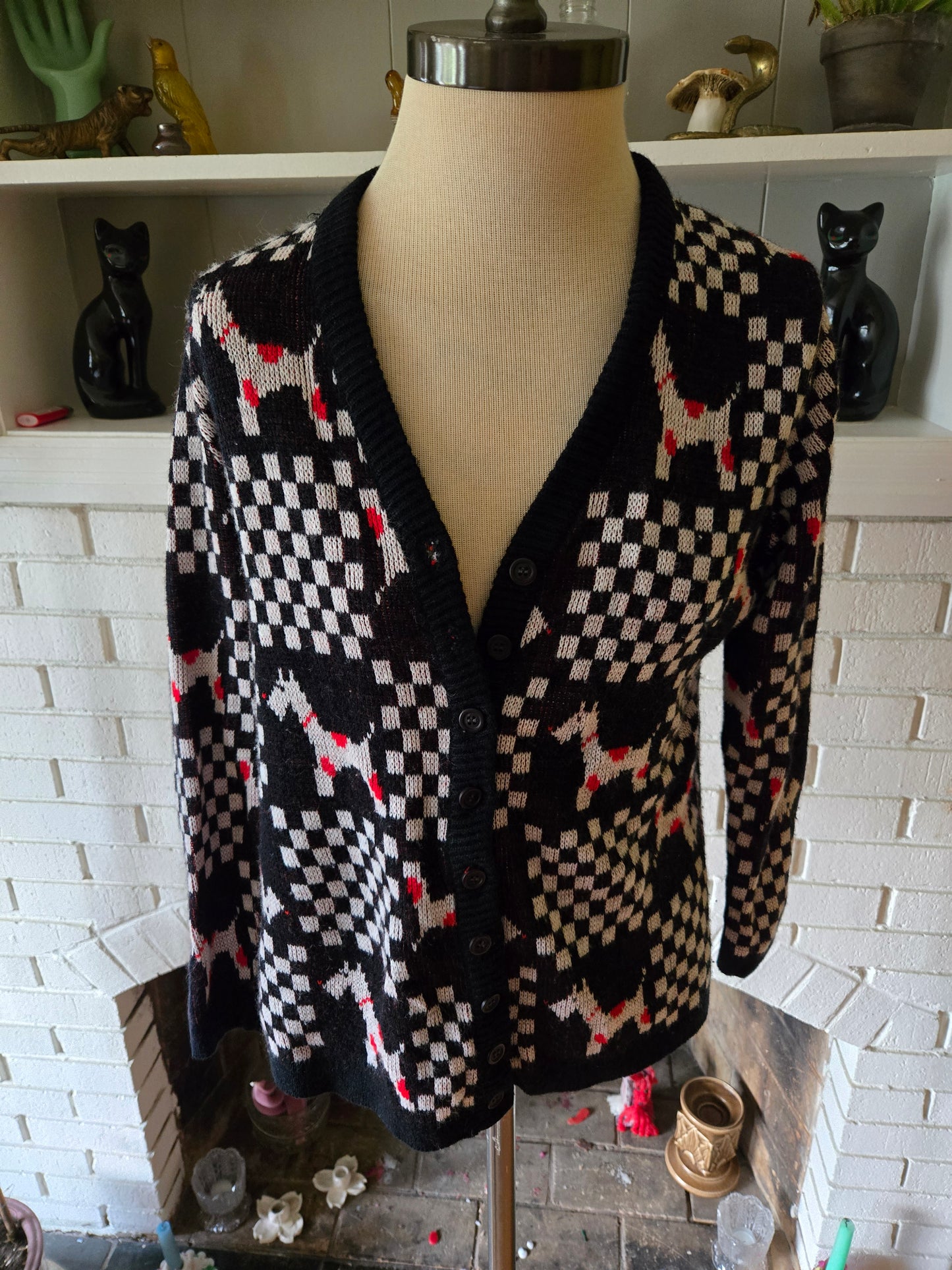 Vintage Long Sleeve Cardigan Sweater by Bobbie Brooks