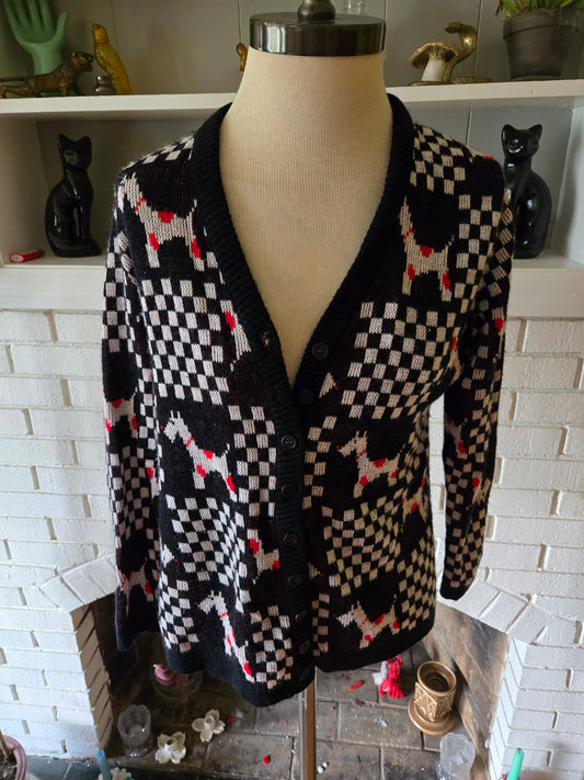 Vintage Long Sleeve Cardigan Sweater by Bobbie Brooks