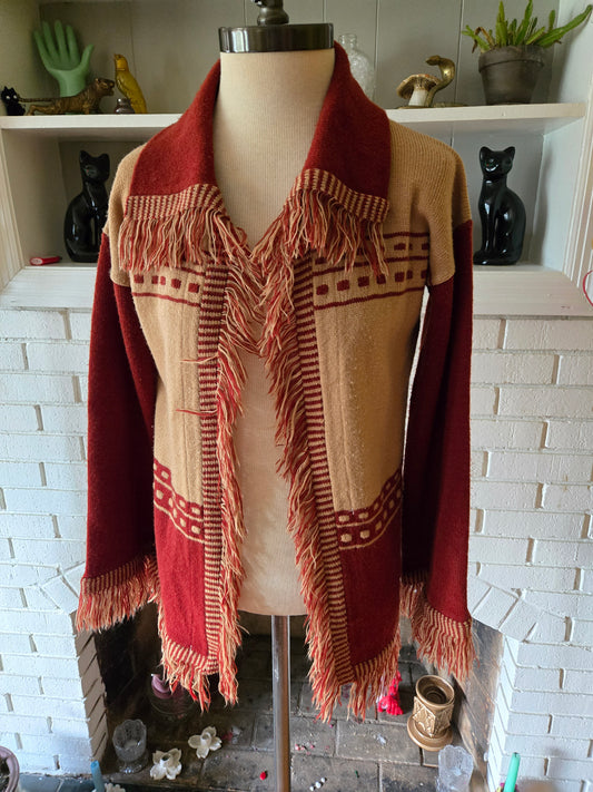 Vintage Long Sleeve Cardigan Sweater by Ormond Fashions